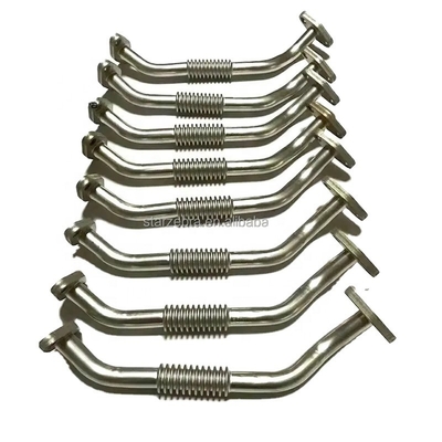 Steel ZX450-3 ZX650-3 ZX850-3 6WG1 Engine Turbocharger Oil Drain Pipe Excavator Oil Return Tube for Construction Machinery