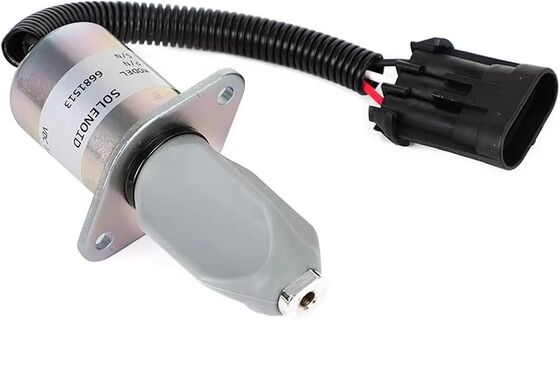 Excavators 6681513 6667993 6662993 6577503 6681512 6690563 Flameout Solenoid Valve 12V for S150 S160 S175 Kubota Engine