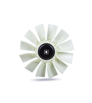 Engine Cooling Fan 12 Blades for Hyundai R305-7 Excavator 710mm Diameter 25.4 60 Upgrade 9 to 12