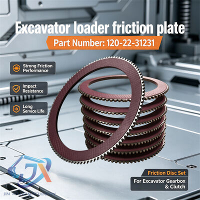 High Quality New GZDG 120-22-31221 120-22-31231 113-15-42711 Friction Discs for Bulldozer D30 D31 D41 Excavator Loader Steering