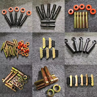 Black Alloy Steel Excavator Spare Parts Bucket Teeth Pins and Retainers for Optimal Performance