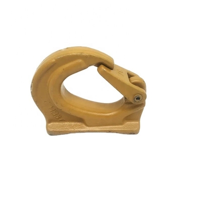 High Load Capacity Black Alloy Steel Weld On Bucket Lifting Hook for Excavator