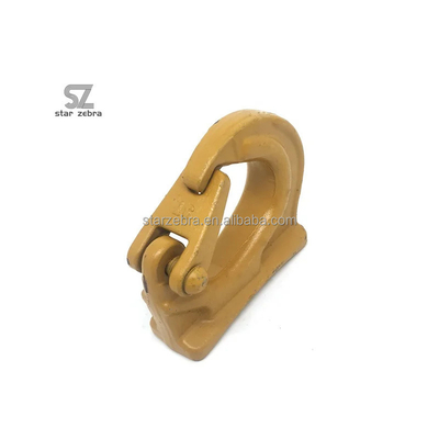 High Load Capacity Black Alloy Steel Weld On Bucket Lifting Hook for Excavator