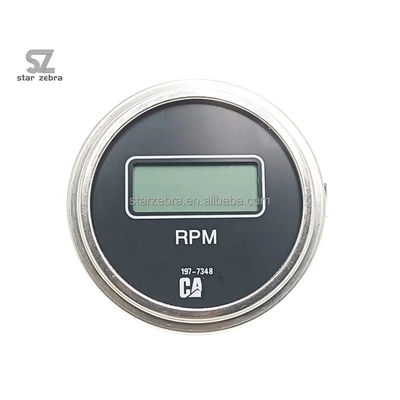 197-7348 Excavator Tractor Diesel Engine Electronic Universal Digital Speed Gauge RPM Meter Tachometer for Retail Market