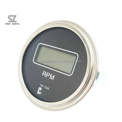 197-7348 Excavator Tractor Diesel Engine Electronic Universal Digital Speed Gauge RPM Meter Tachometer for Retail Market