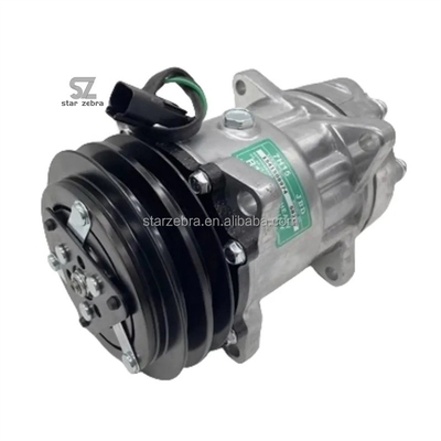 EC 210 Excavator Spare Parts 24V Air Conditioning Compressor for Building Material Shops Benefit