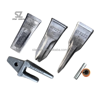 CATERPILLAR Excavator Bucket Teeth E305.5 306 307 312 313 320 325 330 336 345 349d Forged Flat Sharp Teeth for Machinery