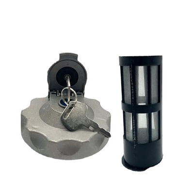 anti-theft lock Solidified paper excavator accessories with hydraulic inlet filter fuel tank cover and plastic strainer