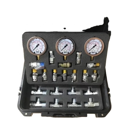 Digital Hydraulic Pressure Gauge Set Diagnostic Test Kit for Excavators Upgrade Your Equipment in Building Material Shops
