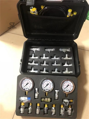 Digital Hydraulic Pressure Gauge Set Diagnostic Test Kit for Excavators Upgrade Your Equipment in Building Material Shops