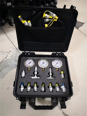 Digital Hydraulic Pressure Gauge Set Diagnostic Test Kit for Excavators Upgrade Your Equipment in Building Material Shops