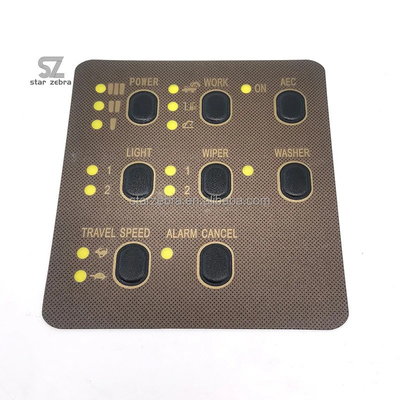 After Service Online support High Guarantee CAT E312 E320 Excavator Monitor Display Panel Surface Sticker