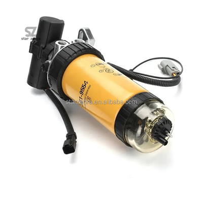 JCB 228-9129 Diesel Fuel Filter Oil Water Separator Assembly 361-9554 With Fuel Pump for Optimal Engine Performance