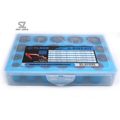 Nitrile Material 42ITS Shore O-ring Kit 666PCS Applicable to All DOOSAN Models and Construction Machinery