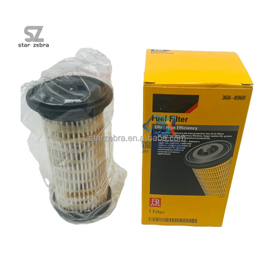 Fuel Filter for Excavator Heavy Equipment Diesel Fuel System 360-8960 Construction Machinery Engine Spare Parts