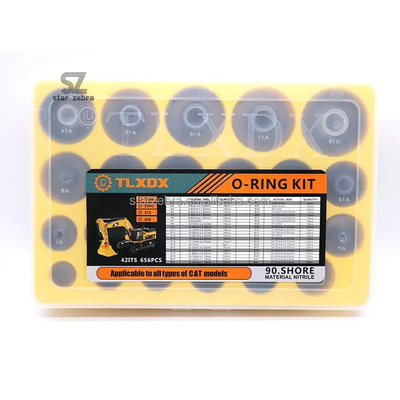 90.SHORE material nitrile 42ITS 666PCS Applicable to all types of CAT models O-ring kit
