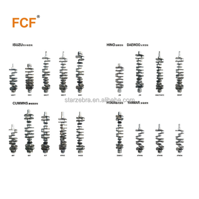 OEM Standard Engine Code For ISUZU NKR NHR 4JB1T 2.8L 2006-2014 Crankshaft for Non-turbo Diesel Kobelco Excavator