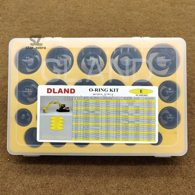 Retail and After Service Online support 656 PCS Rubber GIANT O Ring Kit Box For Excavator