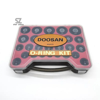 800PCS/box O-Ring kit for Doosan Excavator Repair Seal Box Kit
