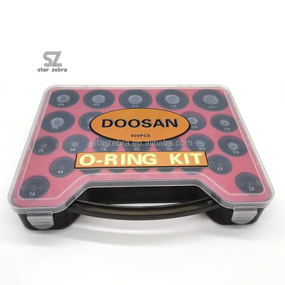 800PCS/box O-Ring kit for Doosan Excavator Repair Seal Box Kit