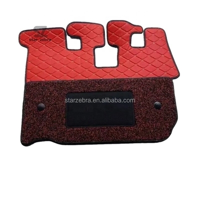 High Guarantee Black / Red Model E320V1V2 Excavator Indoor Cab Foot Mat Cabin Floor Mats
