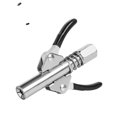Lubrication Tool Cavitt 10000psi High Pressure Grease Gun Coupler 90*15mm Double Handle Nozzle Nipple