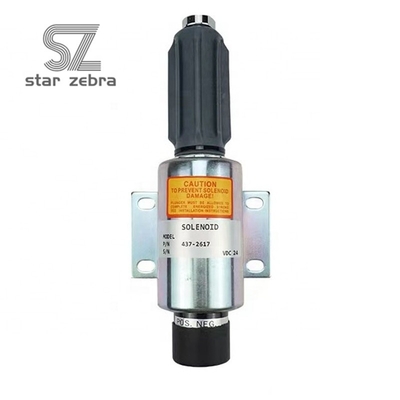Supply Excavator Fuel Shut Off Solenoid Valve 437-2617 589/91 2370 for 12V 24V Generator