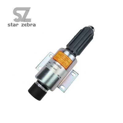 Supply Excavator Fuel Shut Off Solenoid Valve 437-2617 589/91 2370 for 12V 24V Generator