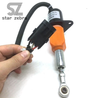 24V Voltage Flameout Solenoid 6743-81-9140 for PC300/350-7 Excavator Diesel Engine Stop Solenoid 3930234