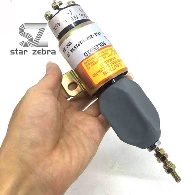 High Guarantee 1751-24E7U1B1S5A Excavator Electric Parts 24V Flameout Solenoid Valve SK75 Stop Solenoid Valve