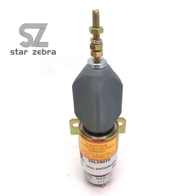 High Guarantee 1751-24E7U1B1S5A Excavator Electric Parts 24V Flameout Solenoid Valve SK75 Stop Solenoid Valve