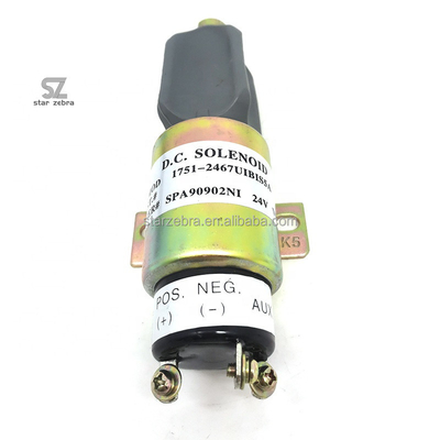 High Guarantee 1751-2467 Excavator Parts 24V Flameout Solenoid Valve S6K Stop Solenoid Valve 1751-2467UIBIS5A
