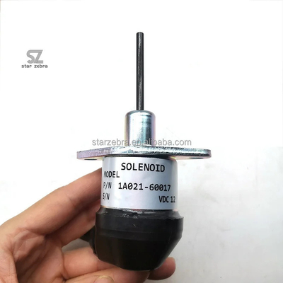 1A021-60017 Excavator Fuel Shutoff Solenoid for KUBOTA Tractors Supply 12V Part number 1A021-60017