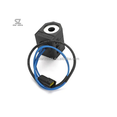 24V 52.3mm 13mm Rotary Solenoid Valve Coil for DH150 DH220 DH225 DH300-5-7 Excavator Replacement Parts and Accessories