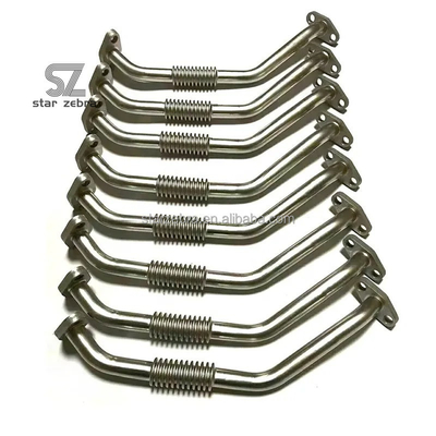 Steel ZX450-3 ZX650-3 ZX850-3 6WG1 Engine Turbocharger Oil Drain Pipe Excavator Oil Return Tube for Construction Machinery