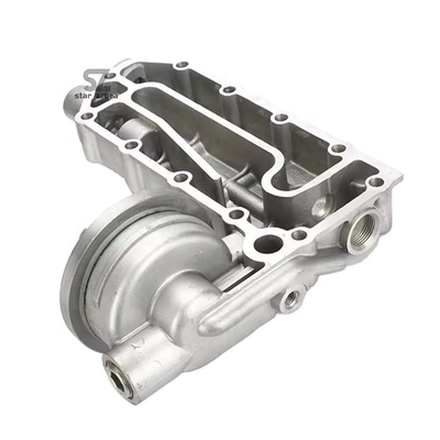 PC300-7 Excavator 6D114 Engine Model Lubricating Oil Filter Head Oil Cooler Seat Radiator Cover for Diesel Engine Parts