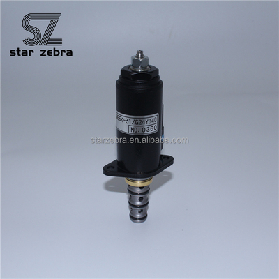 Manufacturing Plant YN35V00021F1 Excavator Parts Hydraulic Solenoid Valves KWE5K-31 G24YB40 for Kobelco Excavator