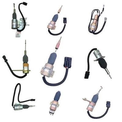 4TNV98 12V Fuel Shutdown Shut Off 4TNV94 12v Hydraulic 119653 77 stop solenoid 119653-77950 for Yanmar engine spare parts