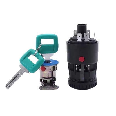 Excavator Ignition Starter Switch 11006988 11990362 for L120 A25E A30E A35E A40E Engineering Construction Machine Parts