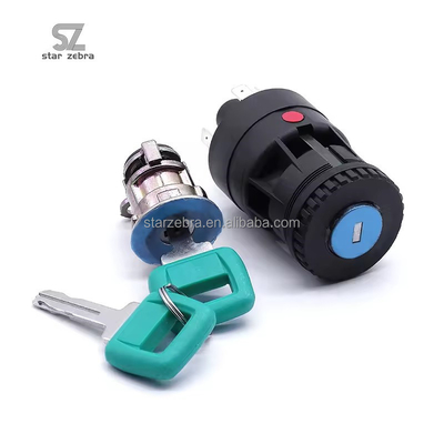 Excavator Ignition Starter Switch 11006988 11990362 for L120 A25E A30E A35E A40E Engineering Construction Machine Parts