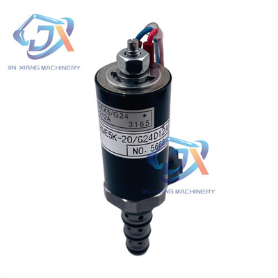 STAR ZEBRA Excavator Hydraulic Solenoid Valve YN35V00005F1 Stop Solenoid Valve KWE5K-20/G24D12A For Kobelco SK120-2 SK200-2 Excavator Parts