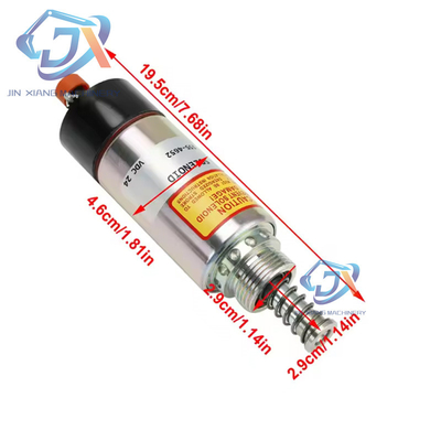 STAR ZEBRA 125-5771 125-5772 12V/24V Fuel Shutdown Solenoid 1255771 1255772 for Excavator E320B E325B 3116 3126 3114