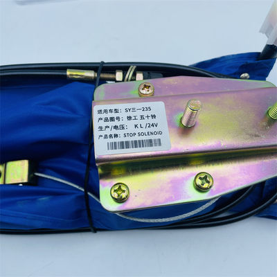 Excavator Accessories for XCMG Sany SY75/135/215/265-8-9 Flameout Switch Flameout Motor Solenoid Valve 181900-2270