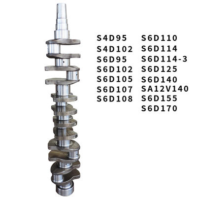 6754-01-1310 6222-31-1110 6138-31-1110 6742-01-1570 6745-31-1120 Crankshaft for Excavator Engine S6D107 S6D108 S6D110 S6D114