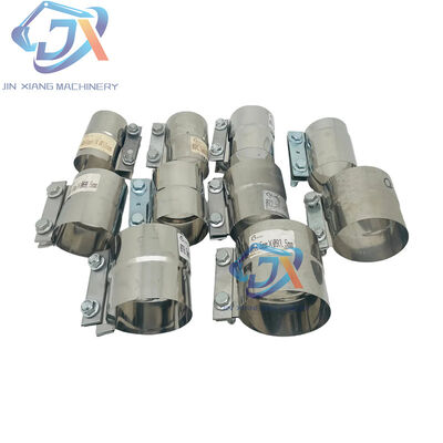 Muffler clamps and exhaust pipe clips for cat Hitachi, Kobelco Doosan Daewoo Hyundai and Sumitomo excavator parts