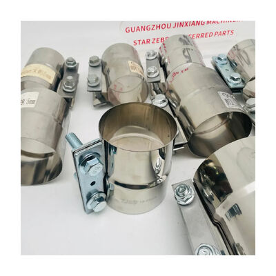 Muffler clamps and exhaust pipe clips for cat Hitachi, Kobelco Doosan Daewoo Hyundai and Sumitomo excavator parts