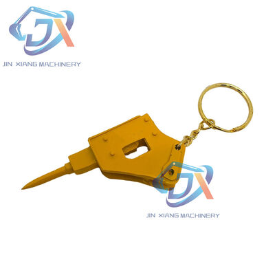 Creative Excavator Bulldozer Loader Models Breaker Hammer Ornaments Ashtrays Pen Holders Souvenirs Birthday Gifts Key Chain Ring