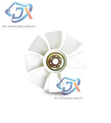 For Komatsu 4D95 4D102 Engine Diesel Cooling Fan Blades 600-625-7520 with 6 Holes and 10 Blades for for Komatsu Vehicles