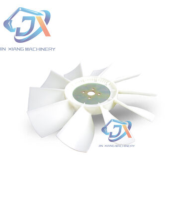Excavator Engine Air Conditioner Fan Blade 6D31 with 10 Additional Fan Blades Construction Machinery Parts