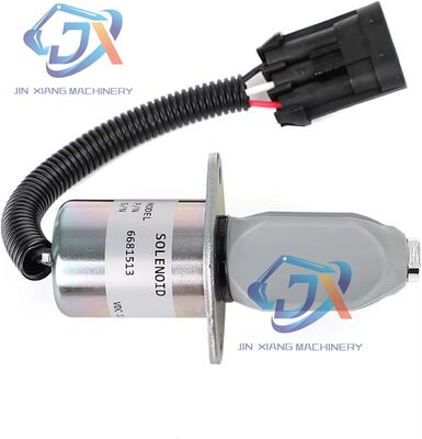 Excavators 6681513 6667993 6662993 6577503 6681512 6690563 Flameout Solenoid Valve 12V for S150 S160 S175 Kubota Engine